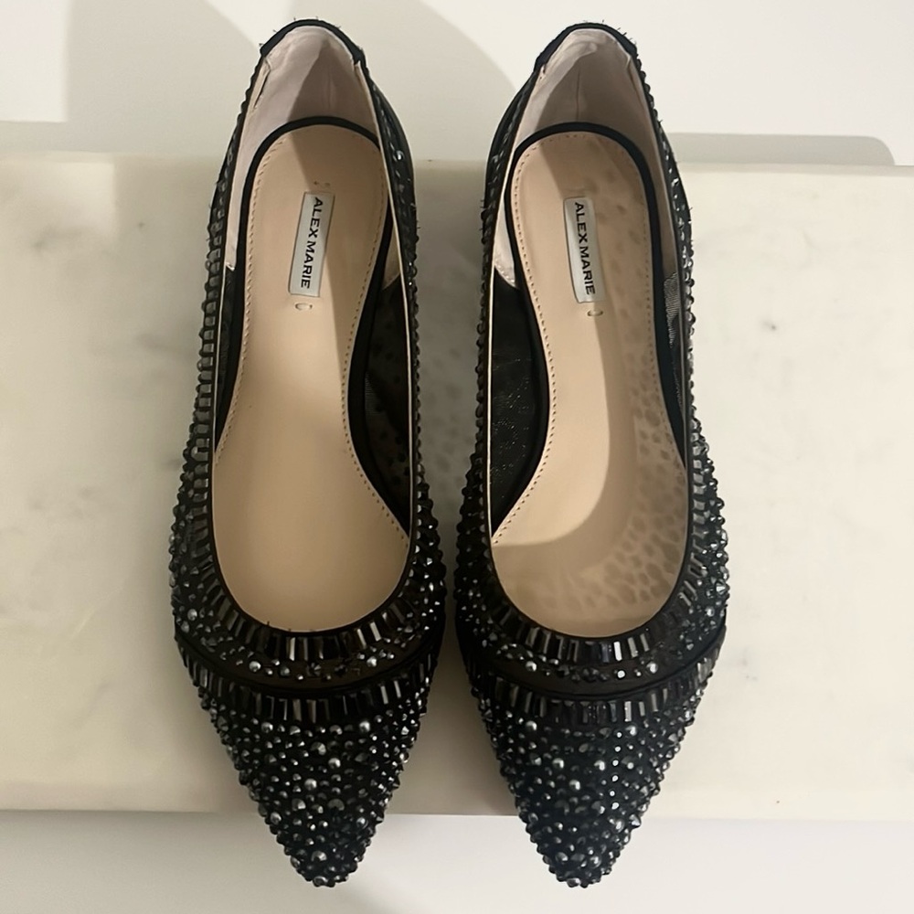 Alex Marie Rhinestones Flats